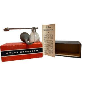 Vintage Atlas Atomizer With Original Box & Instructions
